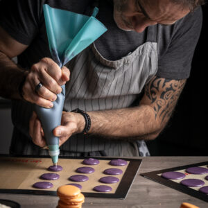 Macaron artisanal réalisé à la main